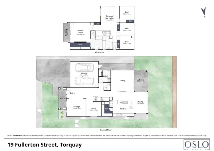 Floorplan of Homely house listing, 19 Fullerton St, Torquay VIC 3228