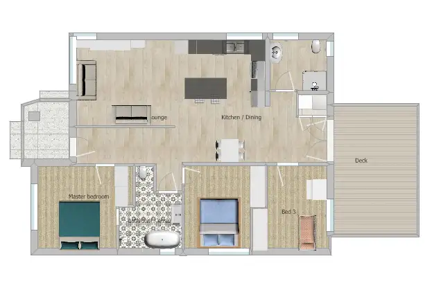 Floorplan of Homely house listing, 68 Brockley Street, Wodonga VIC 3690