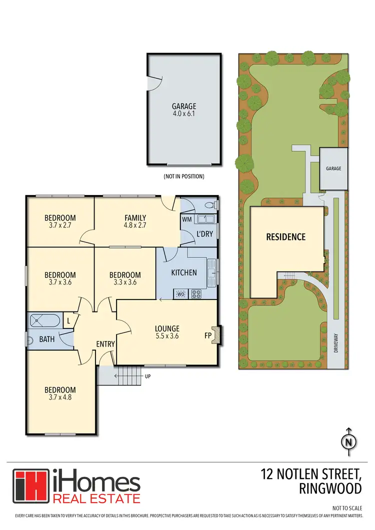Floorplan of Homely house listing, 12 Notlen Street, Ringwood VIC 3134