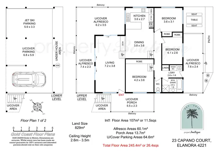 Floorplan of Homely house listing, 23 Capano Court, Elanora QLD 4221
