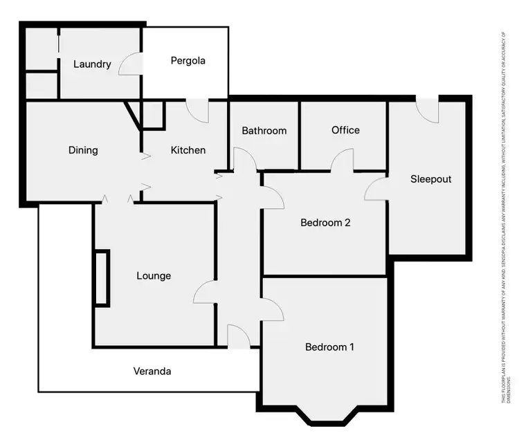 Floorplan of Homely house listing, 24 Railway Street, Rainbow VIC 3424