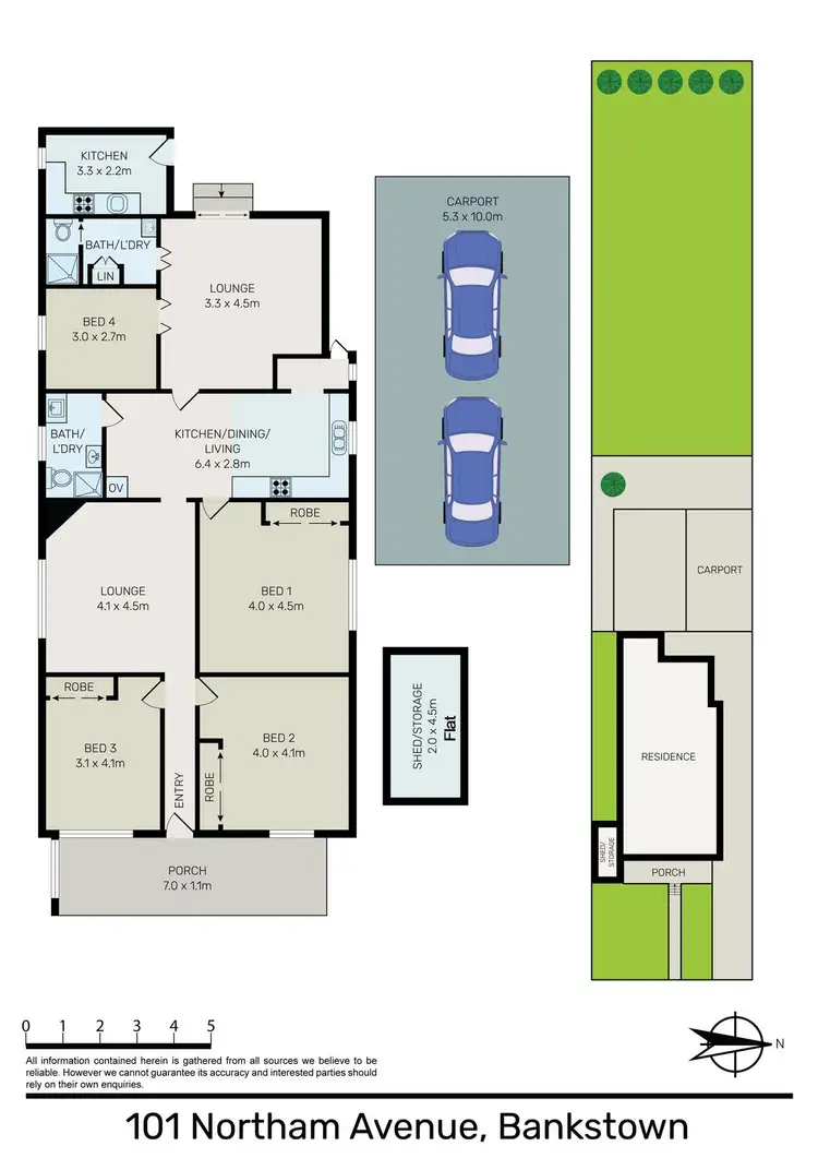 Floorplan of Homely house listing, 101 Northam Avenue, Bankstown NSW 2200