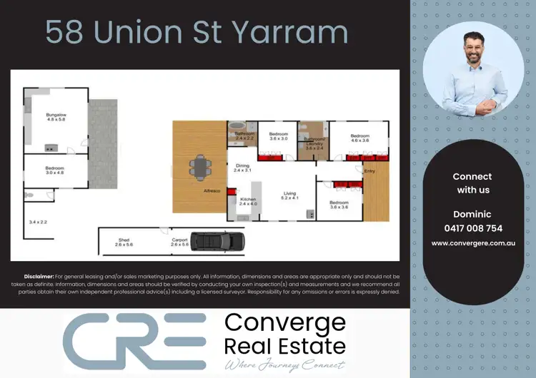 Floorplan of Homely house listing, 58 Union Street, Yarram VIC 3971