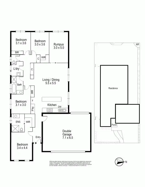 Floorplan of Homely house listing, 9 Coolgardie Way, Doreen VIC 3754