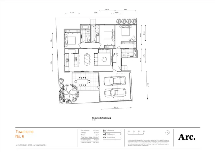 Floorplan of Homely townhouse listing, 6/18 Stapley Crescent, Altona North VIC 3025