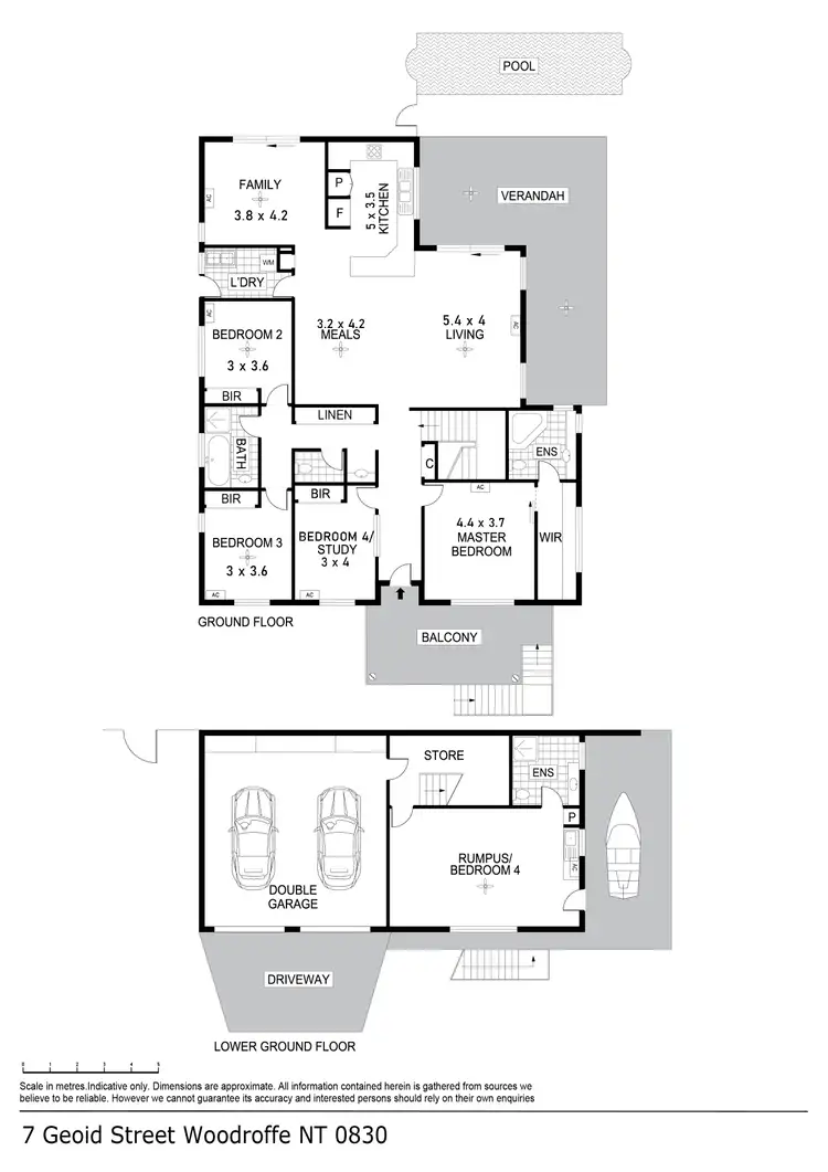Floorplan of Homely house listing, 7 Geoid Street, Woodroffe NT 830