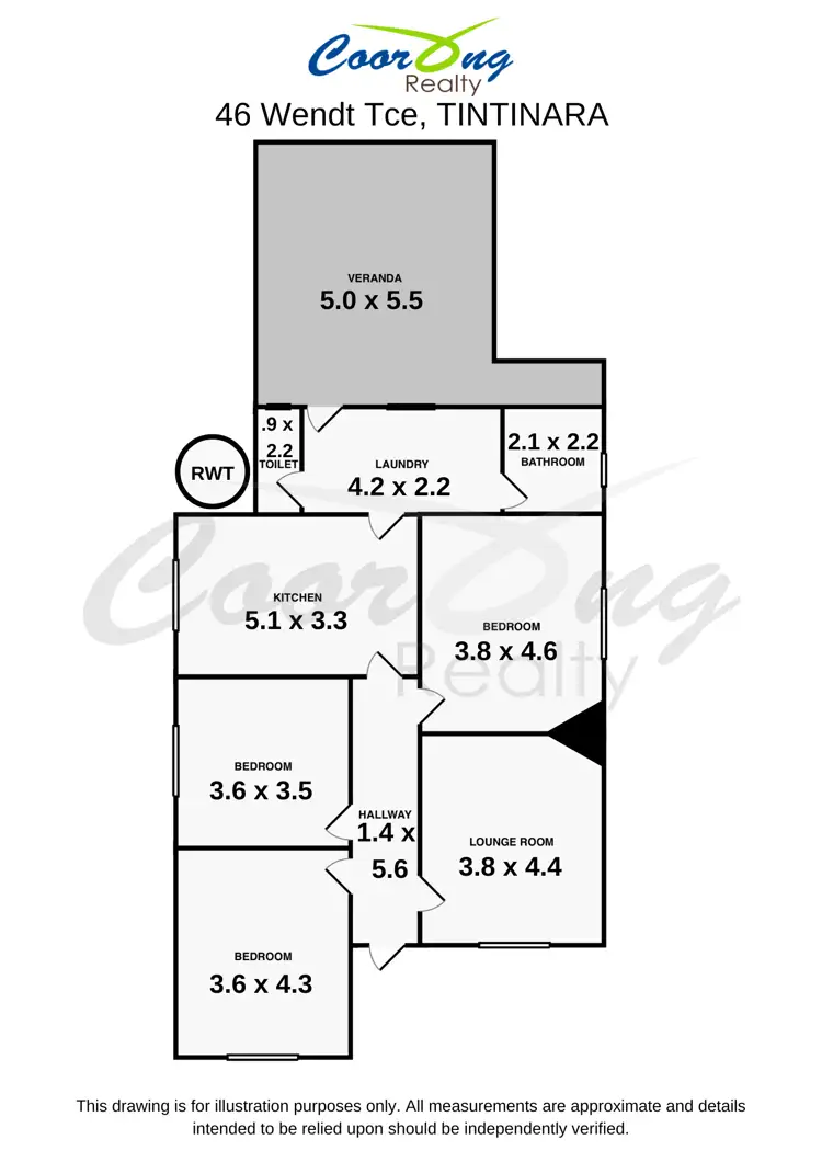 Floorplan of Homely house listing, 46 Wendt Terrace, Tintinara SA 5266