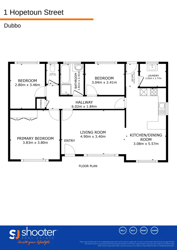 Floorplan of Homely house listing, 1 Hopetoun Street, Dubbo NSW 2830