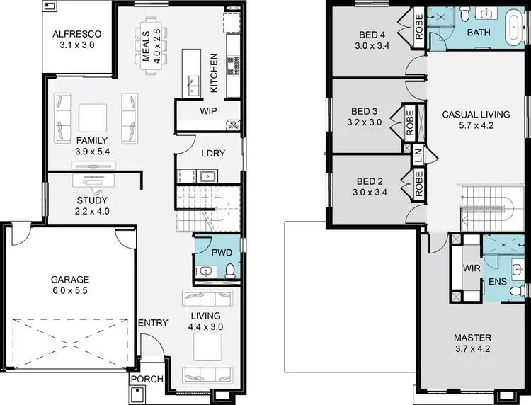 Floorplan of Homely house listing, 55 Tran Avenue, Diggers Rest VIC 3427