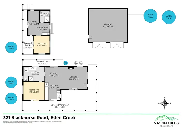 Floorplan of Homely rural property listing, 3/321 Blackhorse Road, Eden Creek NSW 2474