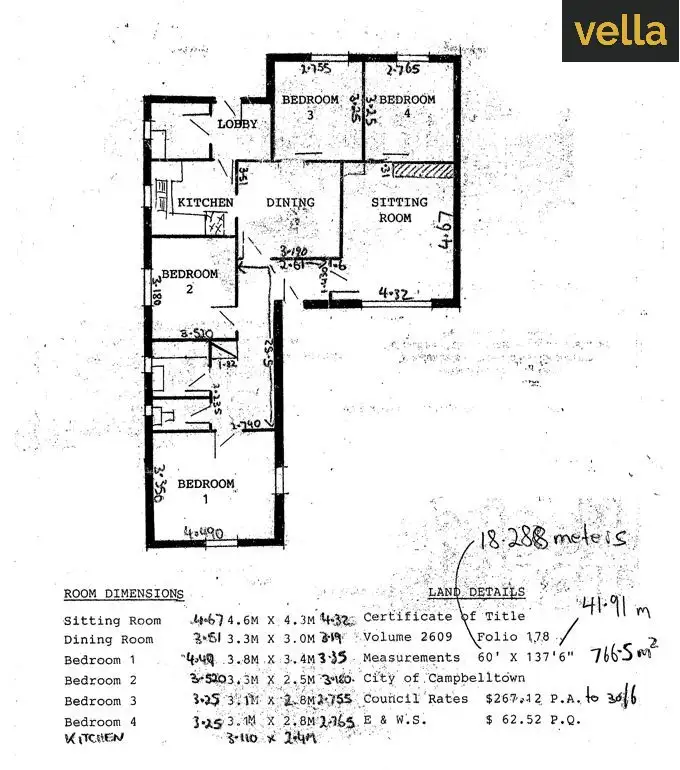 Floorplan of Homely land listing, Address available on request