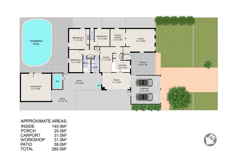 Floorplan of Homely house listing, 10 Vigors Avenue, Bull Creek WA 6149