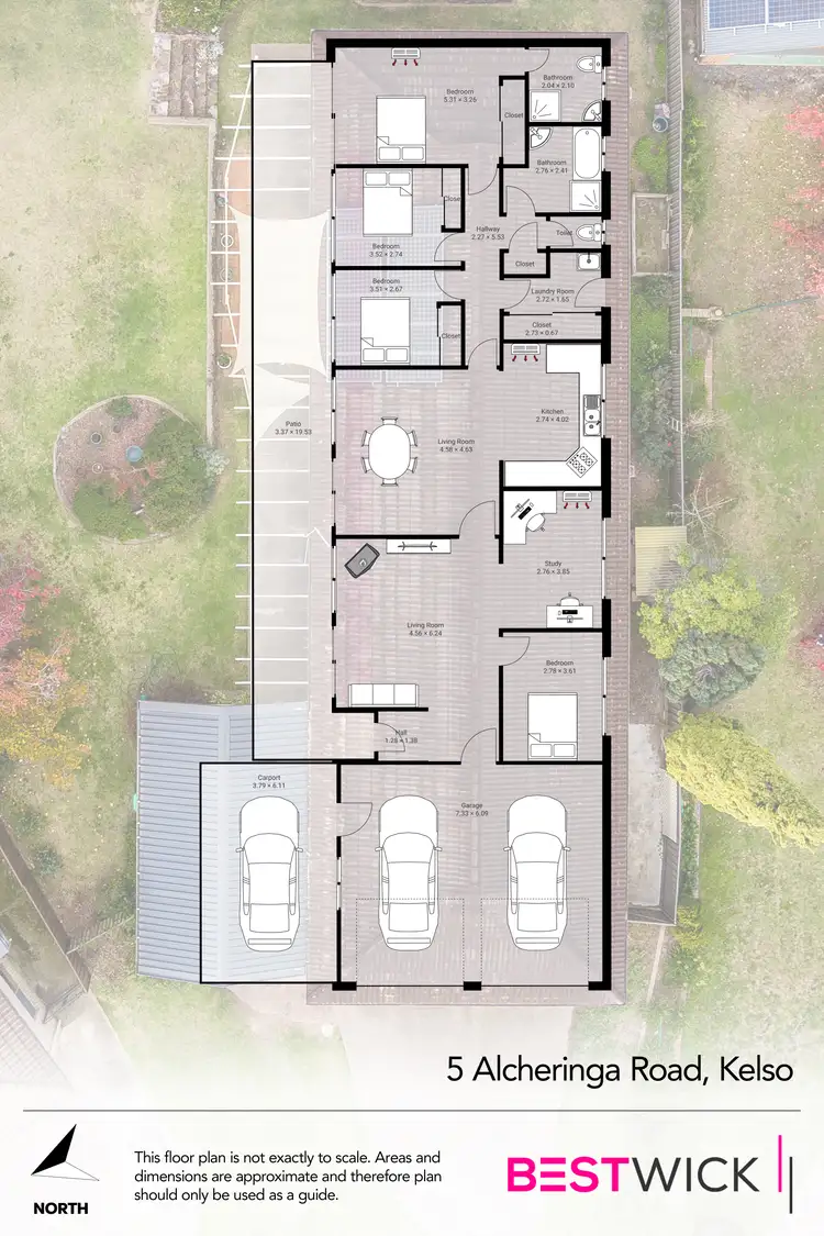 Floorplan of Homely house listing, 5 Alcheringa Road, Kelso NSW 2795