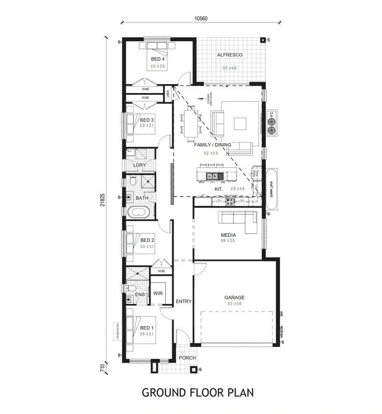 Floorplan of Homely house listing, 3 Alma Rd, Oakville NSW 2765