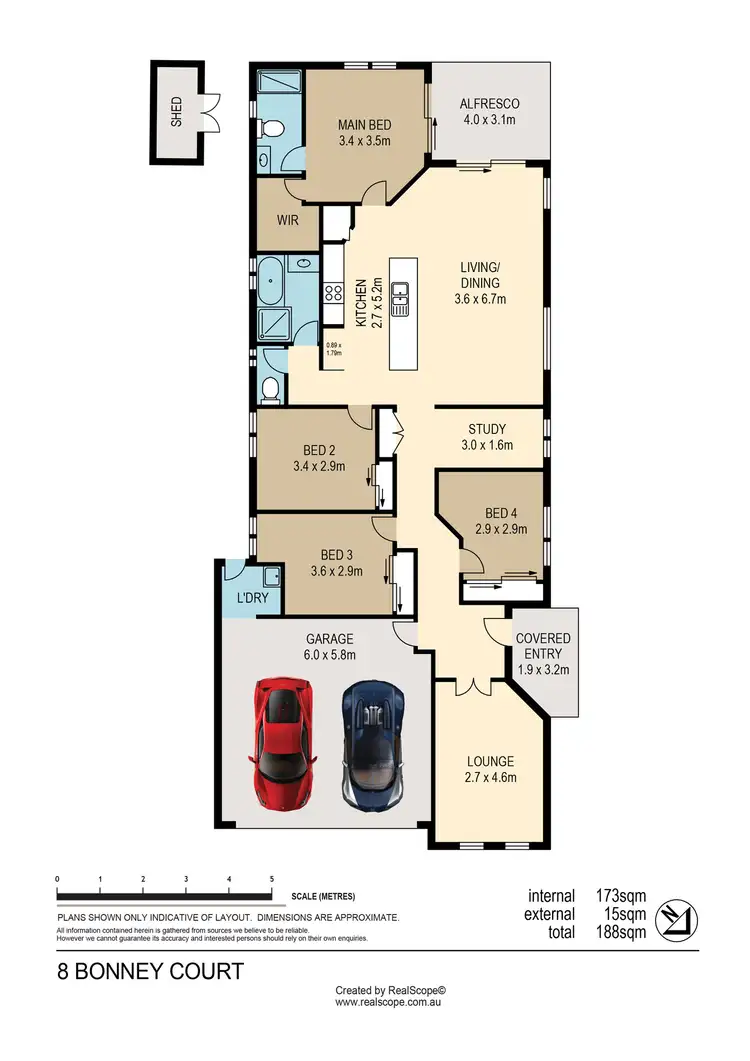 Floorplan of Homely house listing, 8 Bonney Court, Warner QLD 4500