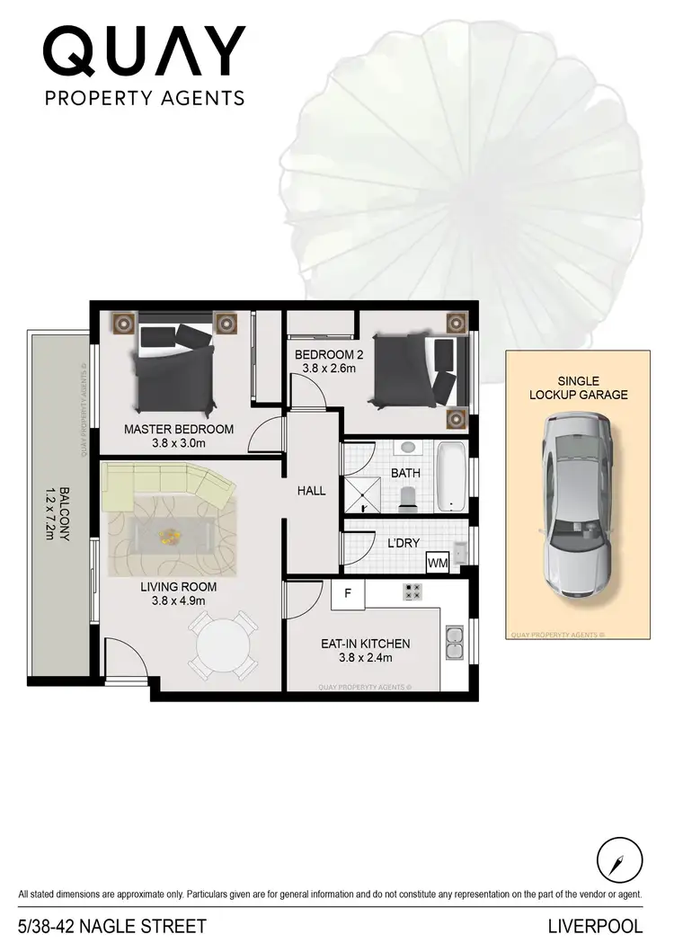 Floorplan of Homely unit listing, 5/38-42 Nagle Street, Liverpool NSW 2170