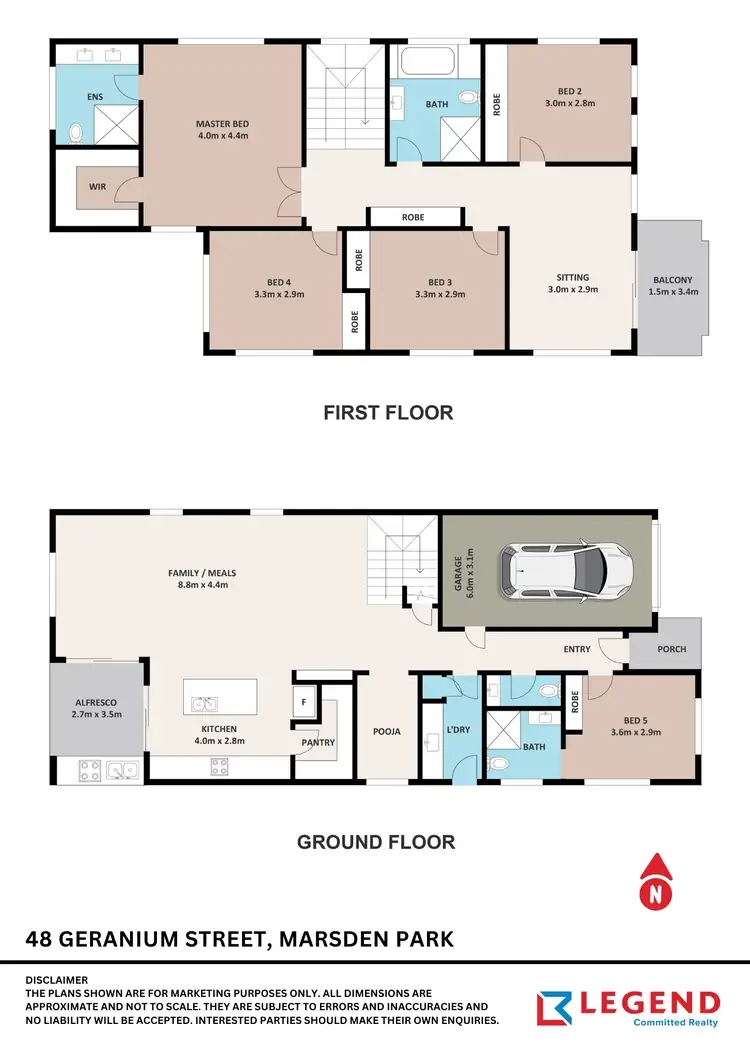 Floorplan of Homely house listing, 48 Geranium Street, Marsden Park NSW 2765
