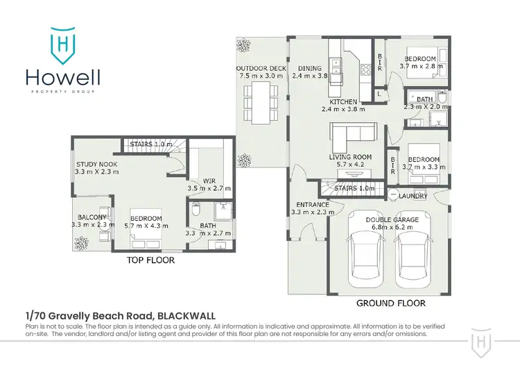 Floorplan of Homely unit listing, 1/70 Gravelly Beach Road, Blackwall TAS 7275
