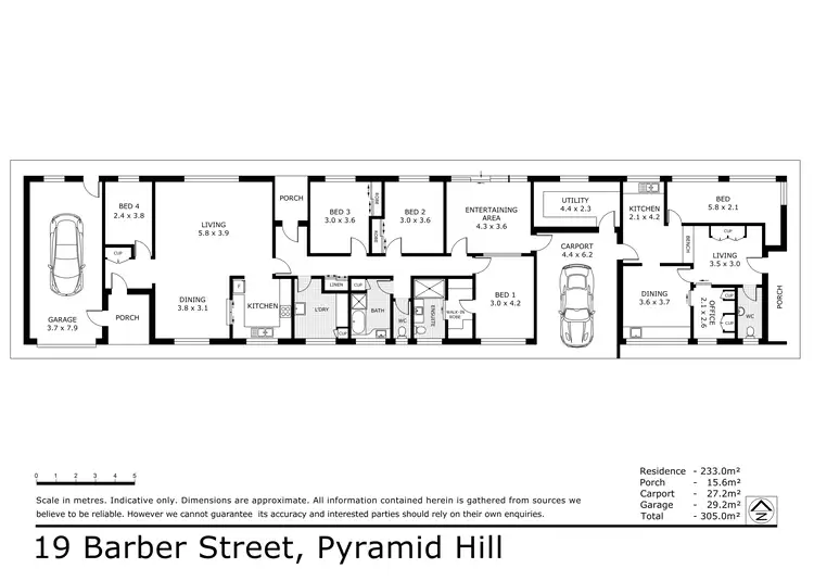 Floorplan of Homely house listing, 19 Barber Street, Pyramid Hill VIC 3575