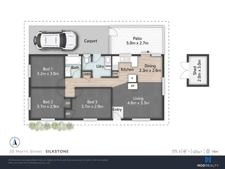 Floorplan of Homely house listing, 30 Morris Street, Silkstone QLD 4304