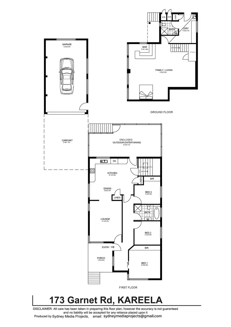 Floorplan of Homely house listing, 173 Garnet Road, Kareela NSW 2232