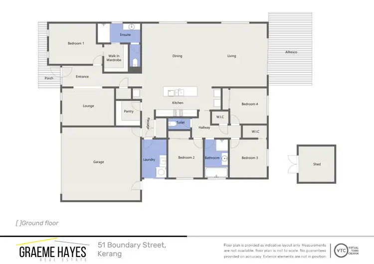 Floorplan of Homely house listing, 51 Boundary Street, Kerang VIC 3579