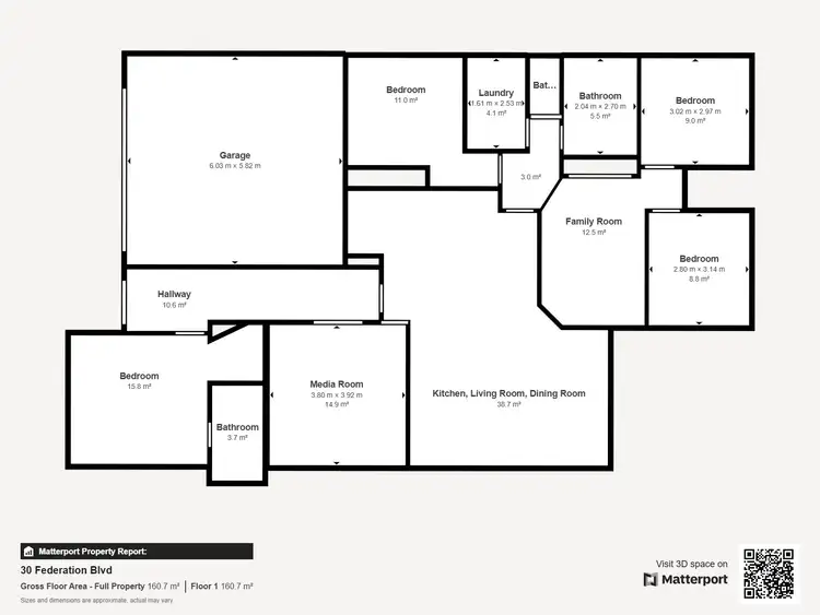Floorplan of Homely house listing, 30 Federation Boulevard, Forbes NSW 2871
