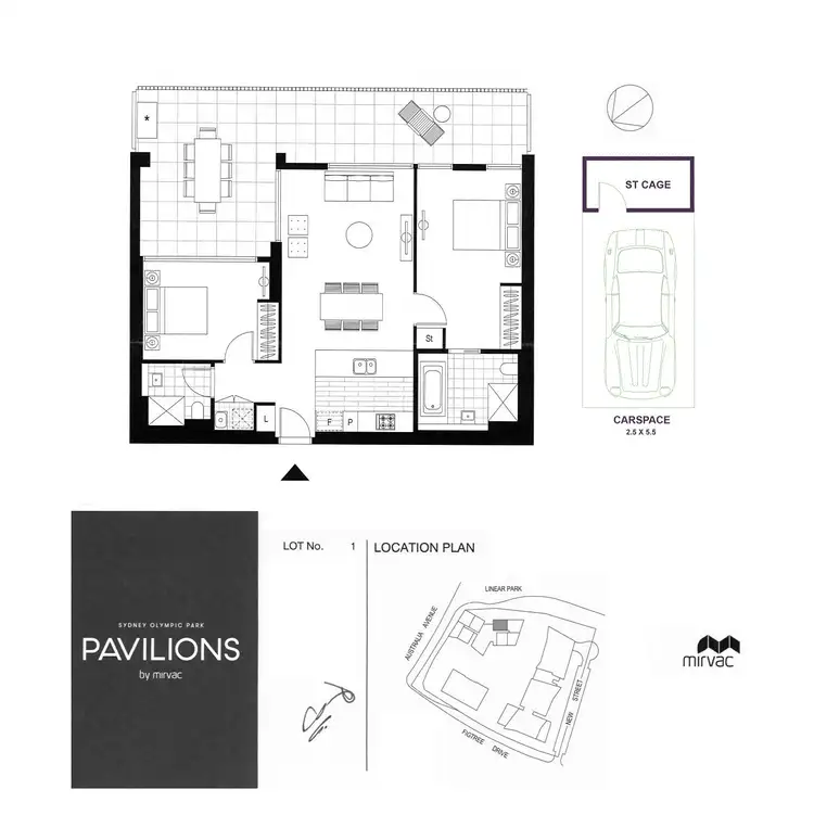 Floorplan of Homely apartment listing, 20101/2 Figtree Drive, Sydney Olympic Park NSW 2127