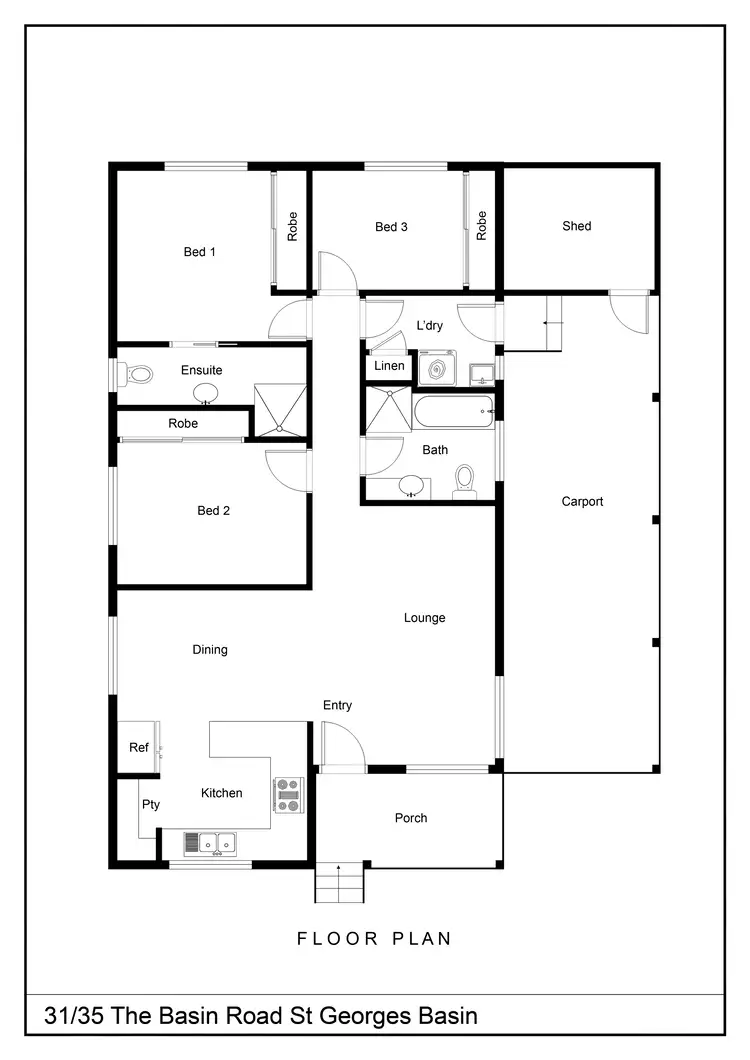 Floorplan of Homely house listing, 31/35 The Basin Road, St Georges Basin NSW 2540