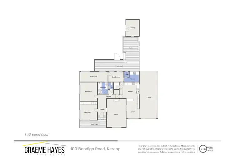 Floorplan of Homely house listing, 100 Bendigo Road, Kerang VIC 3579