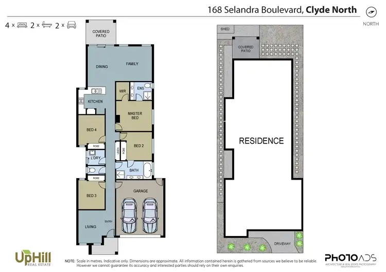 Floorplan of Homely house listing, 168 Selandra Boulevard, Clyde North VIC 3978