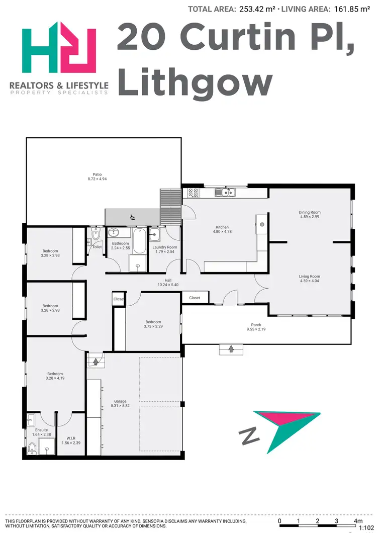 Floorplan of Homely house listing, 20 Curtin Place, Lithgow NSW 2790