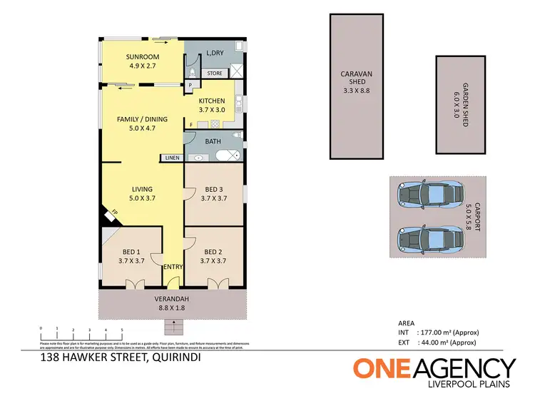 Floorplan of Homely house listing, 138 Hawker Street, Quirindi NSW 2343