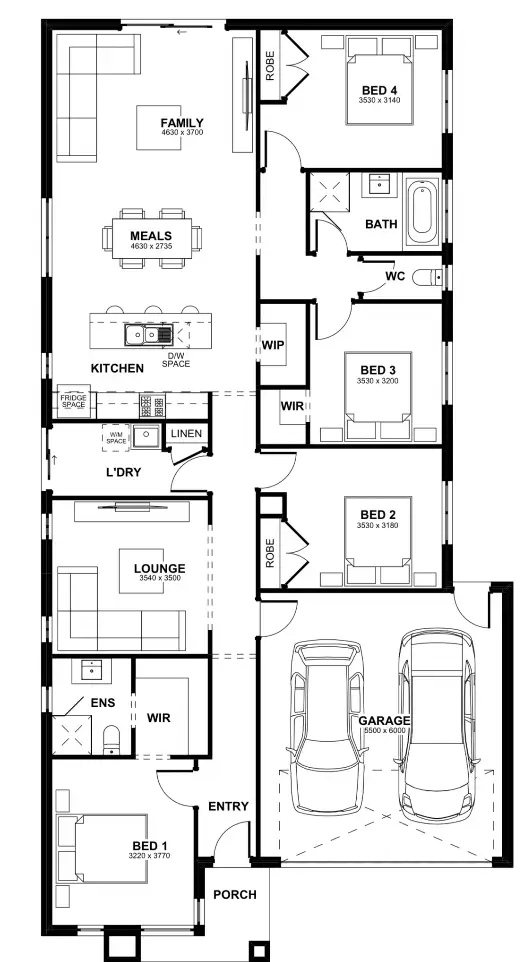 Floorplan of Homely house listing, 41 Vizzini Street, Cranbourne East VIC 3977