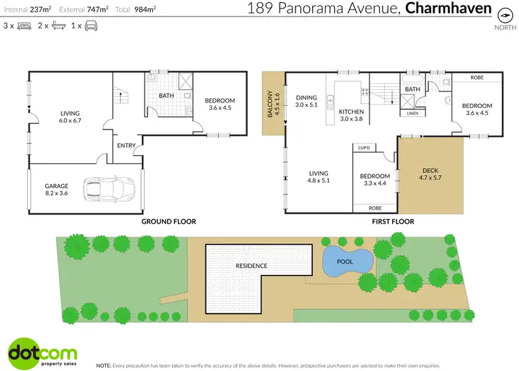 Floorplan of Homely house listing, 189 Panorama Avenue, Charmhaven NSW 2263