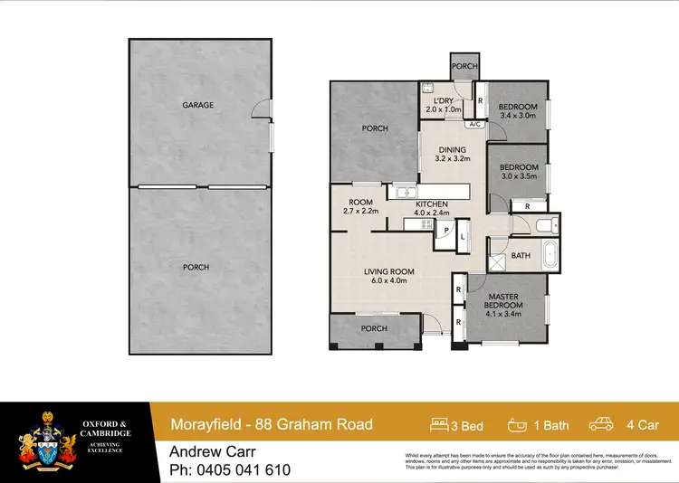 Floorplan of Homely house listing, 88 Graham Road, Morayfield QLD 4506