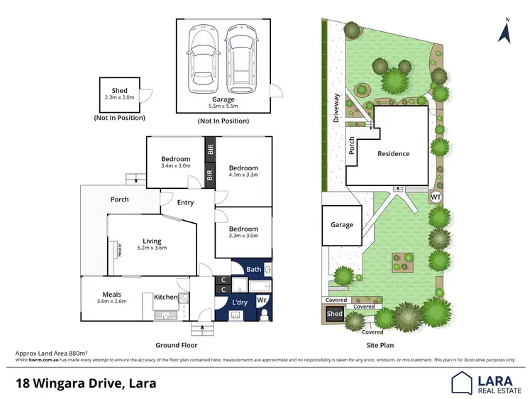 Floorplan of Homely house listing, 18 Wingara Drive, Lara VIC 3212