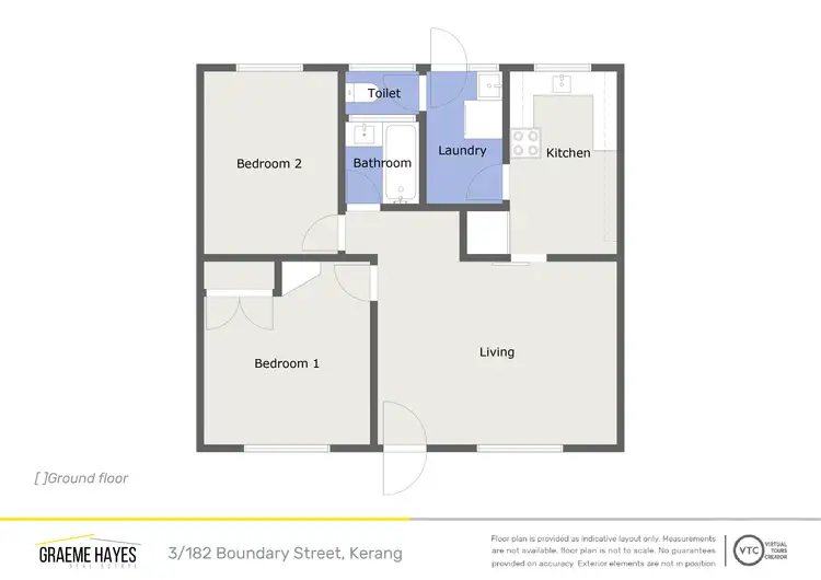 Floorplan of Homely unit listing, 3/182 Boundary Street, Kerang VIC 3579
