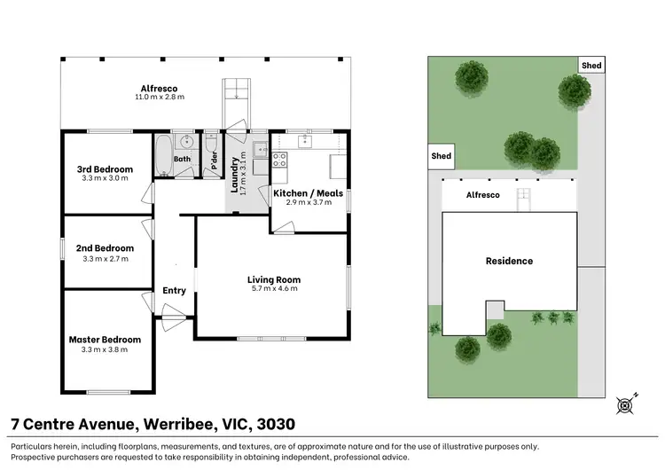 Floorplan of Homely house listing, 7 Centre Avenue, Werribee VIC 3030
