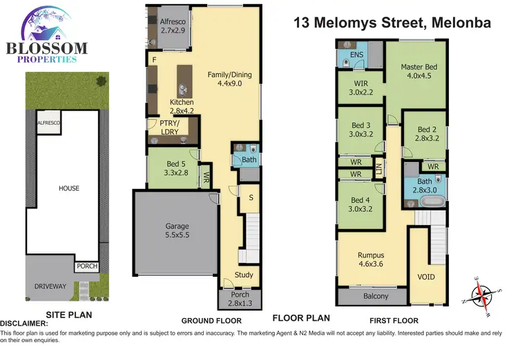 Floorplan of Homely house listing, 13 Melomys Street (Melonba), Marsden Park NSW 2765