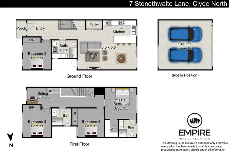 Floorplan of Homely house listing, 7 Stonethwaite Lane, Clyde North VIC 3978