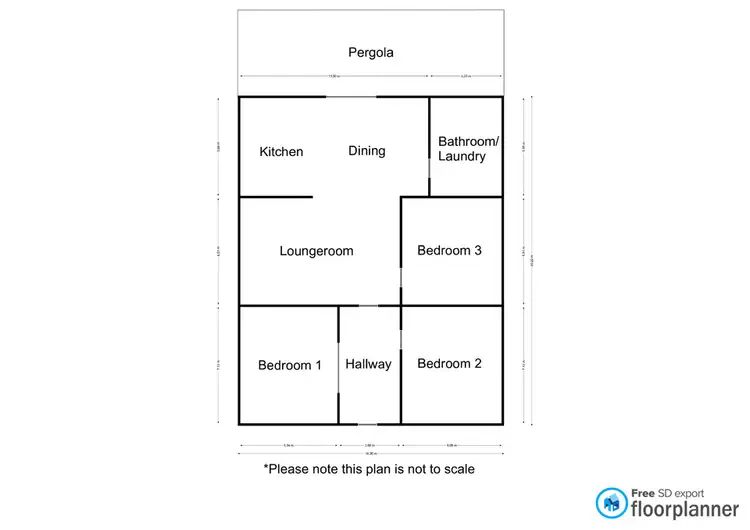 Floorplan of Homely house listing, 4 Goldsworthy Street, Nhill VIC 3418