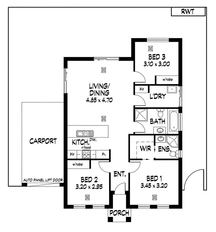 Floorplan of Homely house listing, 9 Caroona Aveneue, Modbury Heights SA 5092