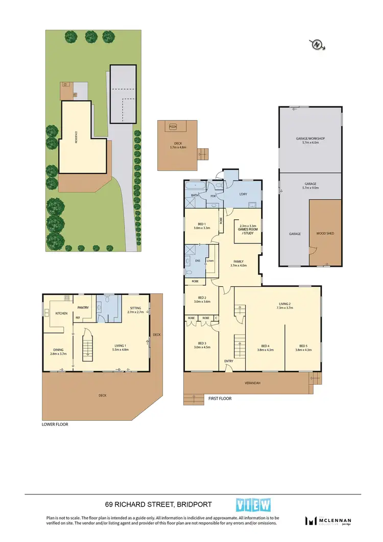 Floorplan of Homely house listing, 69 Richard Street, Bridport TAS 7262