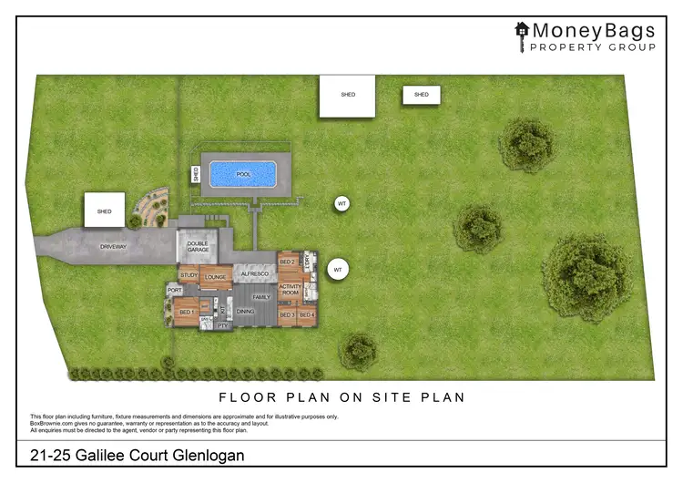 Floorplan of Homely house listing, 21-25 Galilee Court, Glenlogan QLD 4280