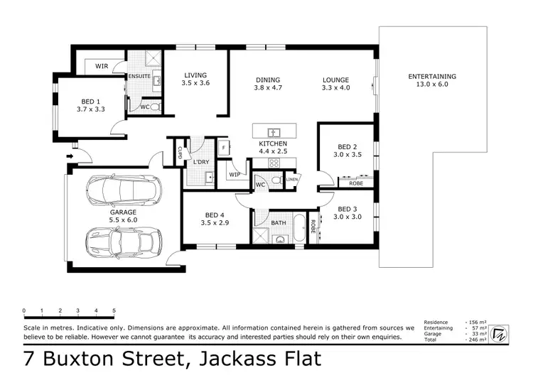 Floorplan of Homely house listing, 7 Buxton Street, Jackass Flat VIC 3556