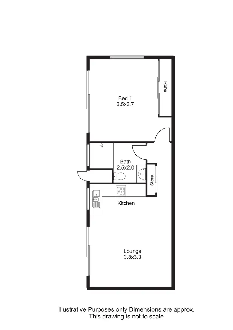 Floorplan of Homely unit listing, 5/248 Sheridan Street, Cairns North QLD 4870