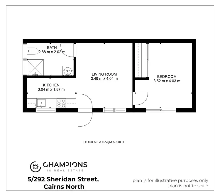 Floorplan of Homely unit listing, 5/292 Sheridan Street, Cairns North QLD 4870