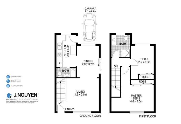 Floorplan of Homely townhouse listing, 5/112-114 Wattle Avenue, Carramar NSW 2163
