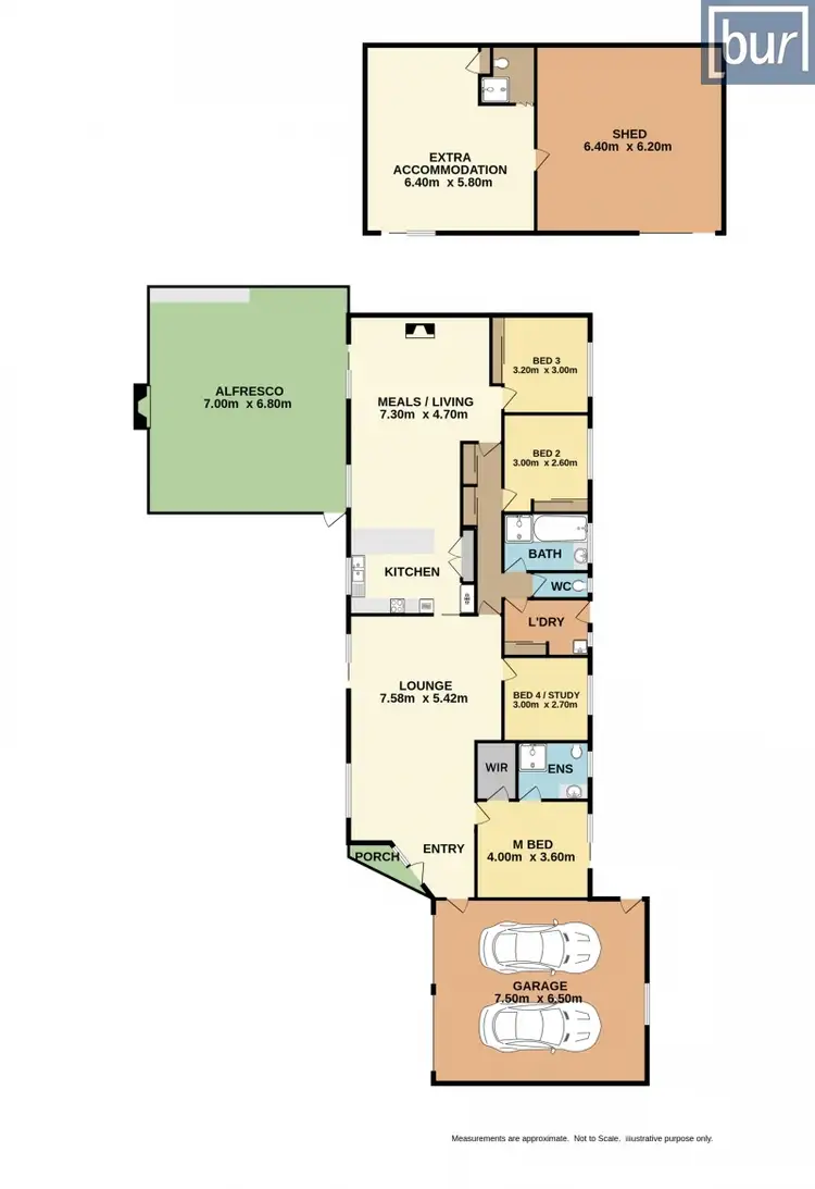 Floorplan of Homely house listing, 56 Traton Street, Wahgunyah VIC 3687